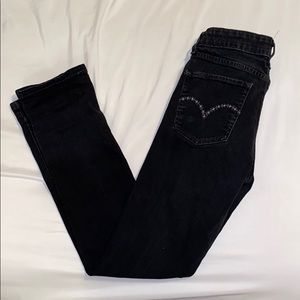 Vintage Levi’s denim black jeans